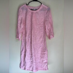 Boden Linen Dress with Button Detail Women’s 6L
